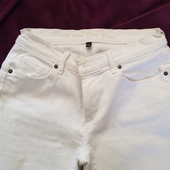 VS Mid rise siren jeans in white - Picture 4 of 5